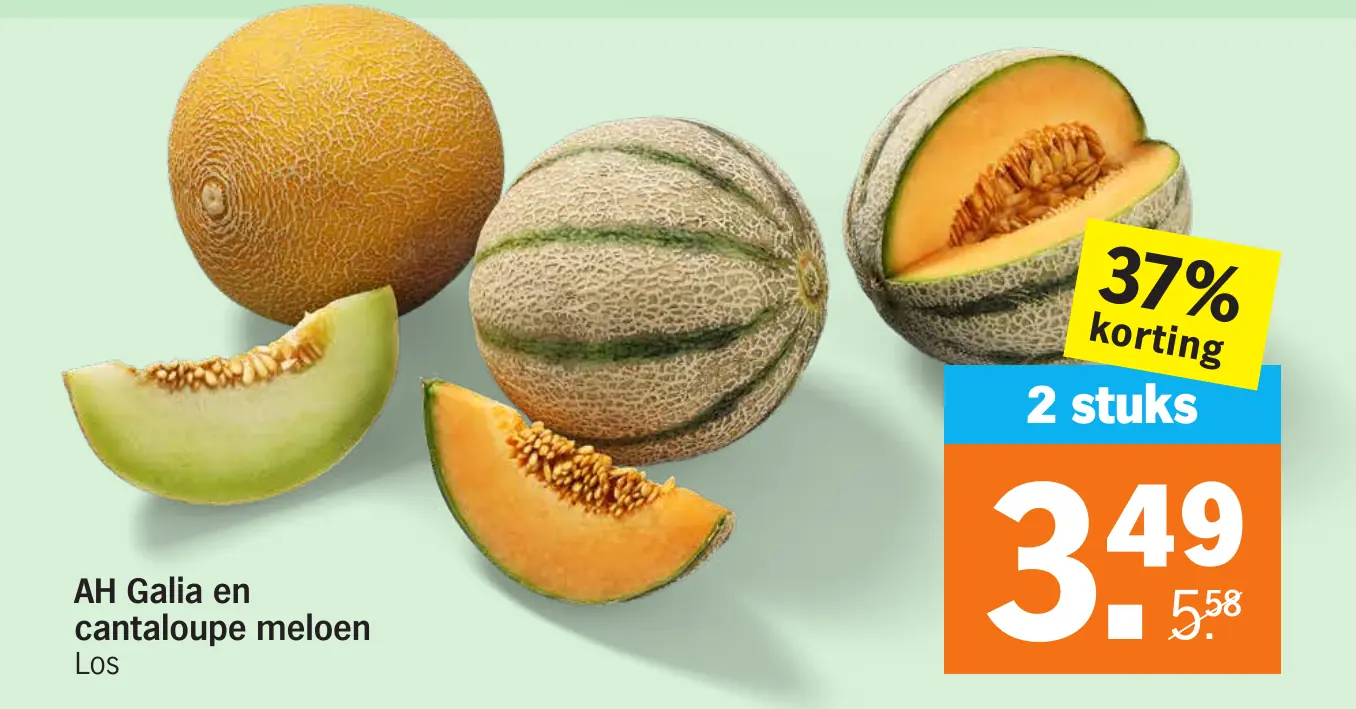 AH Galia en cantaloupe meloen