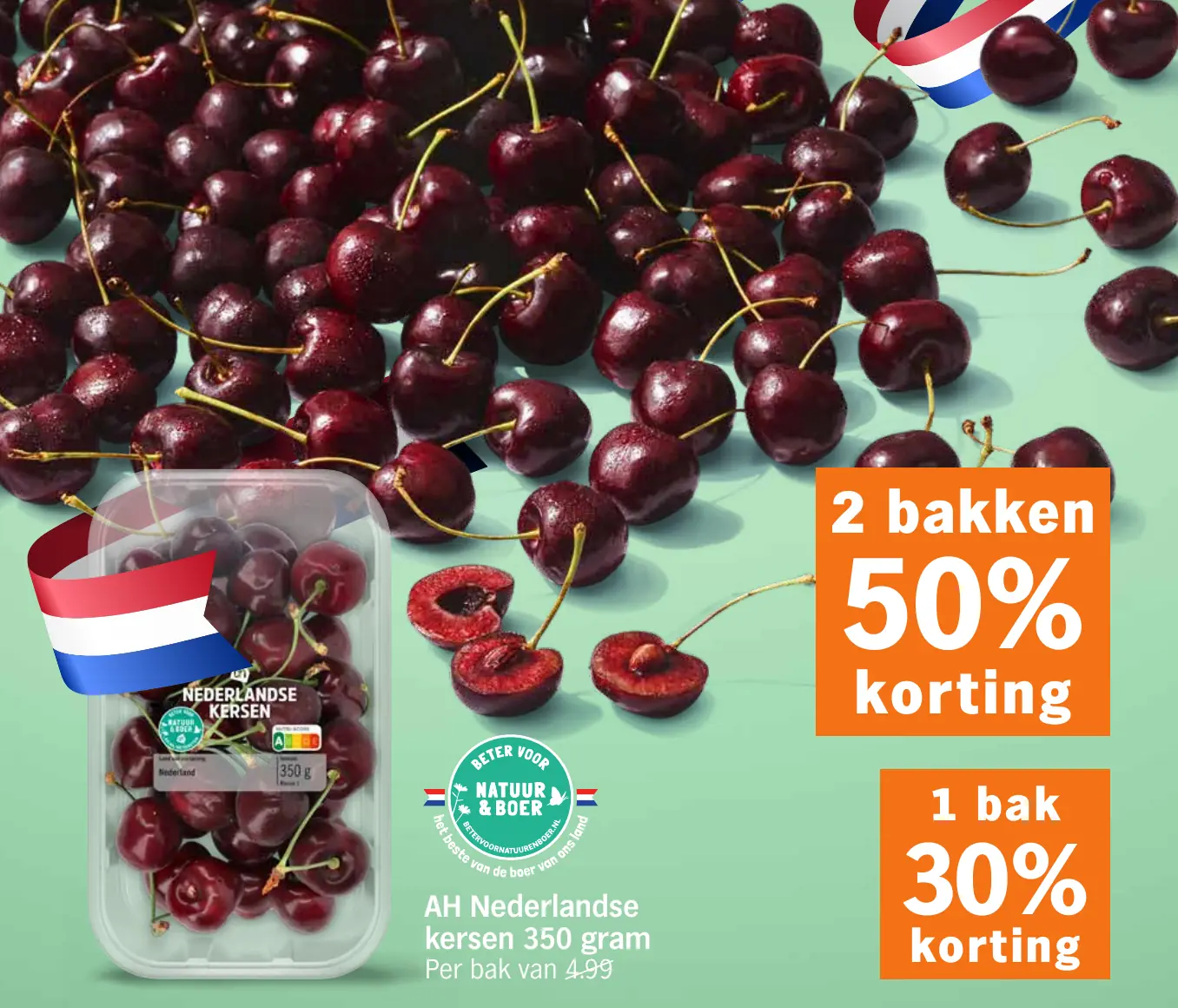 AH Nederlandse kersen 350 gram