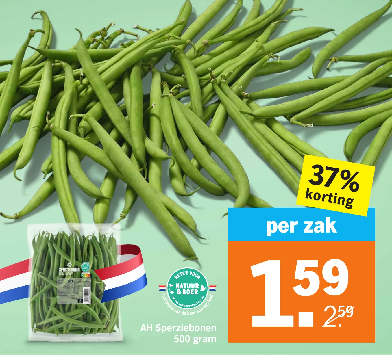 AH Sperziebonen 500 gram