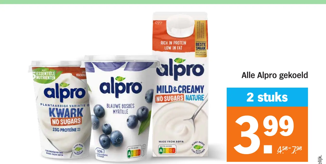 Alle Alpro gekoeld