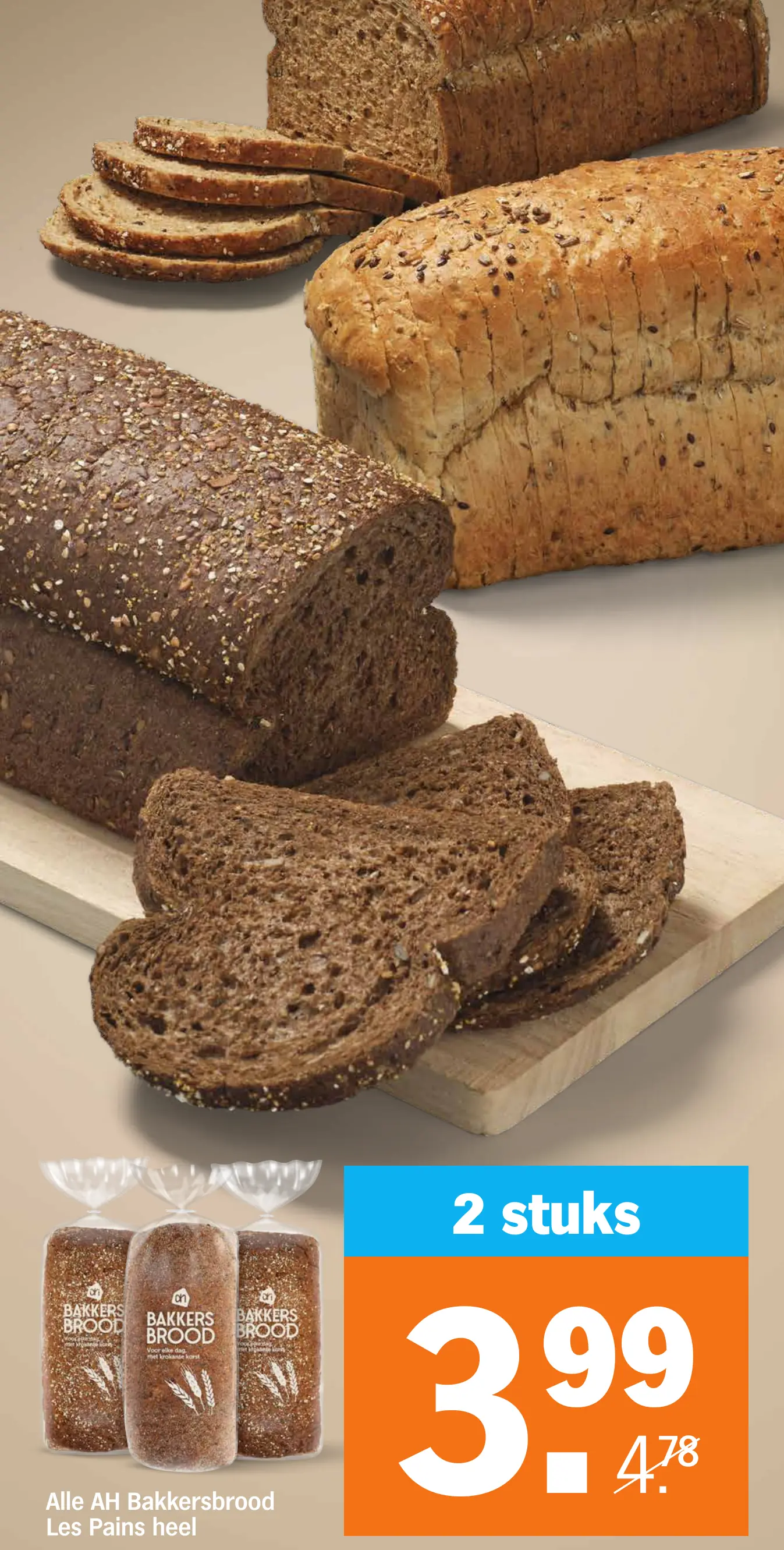 Alle AH Bakkersbrood Les Pains heel