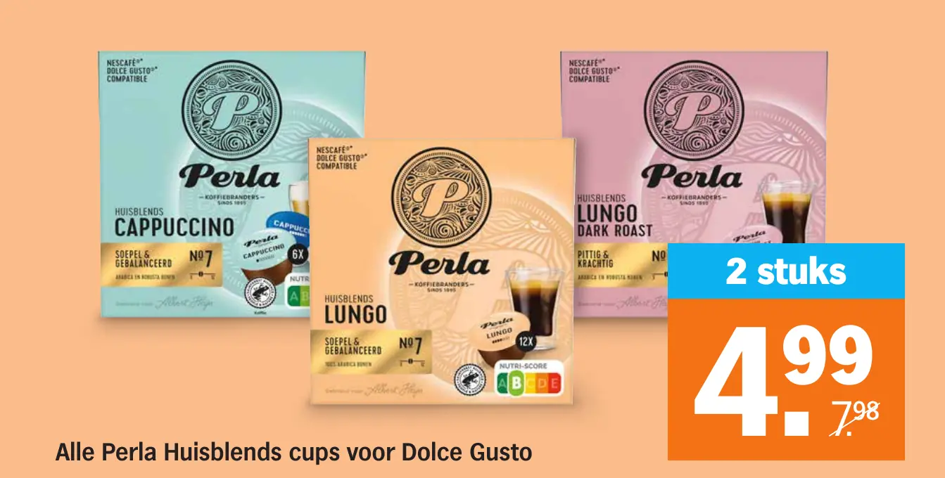 Alle Perla Huisblends cups voor Dolce Gusto