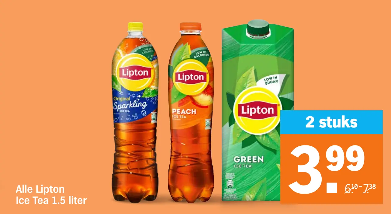 Alle Lipton Ice Tea 1.5 liter