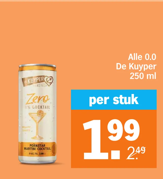 Alle 0.0 De Kuyper 250 ml