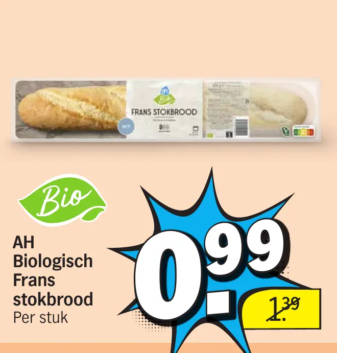 AH Biologisch Frans stokbrood