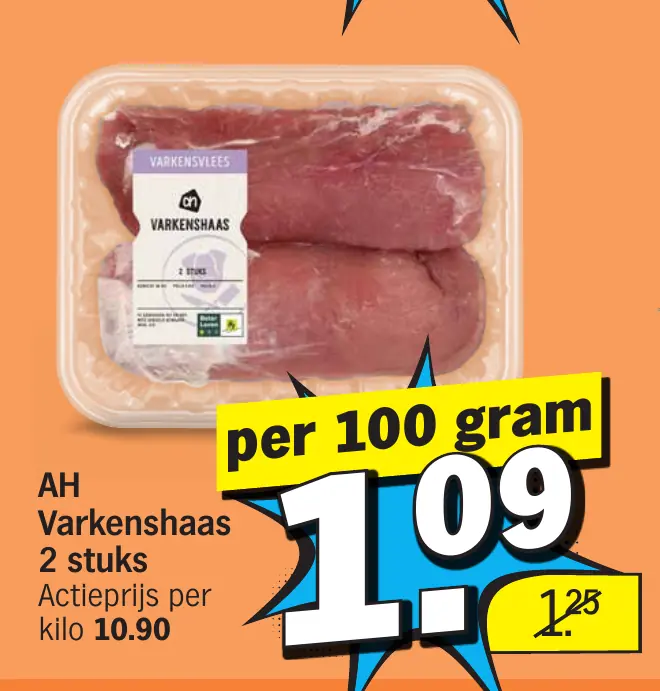 AH Varkenshaas 2 stuks
