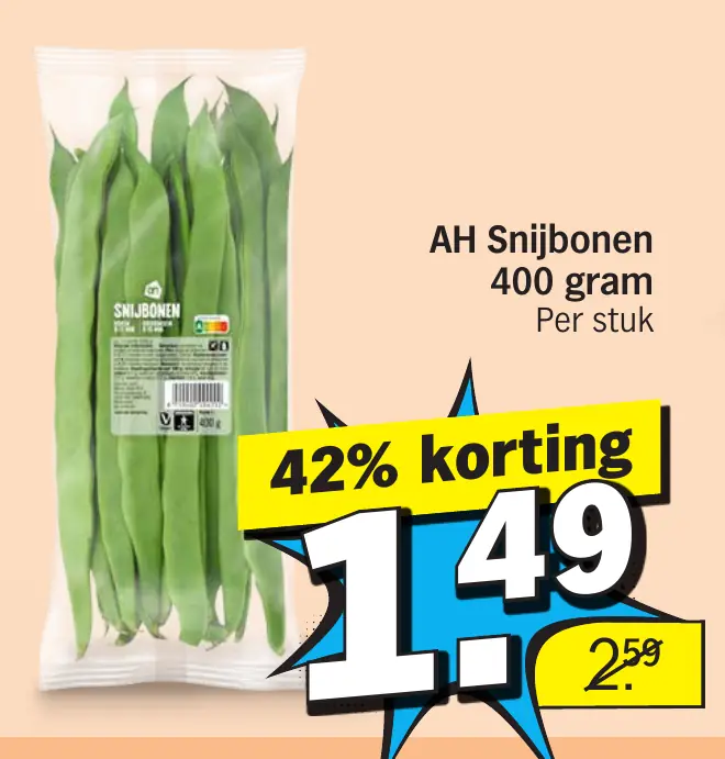 AH Snijbonen 400 gram
