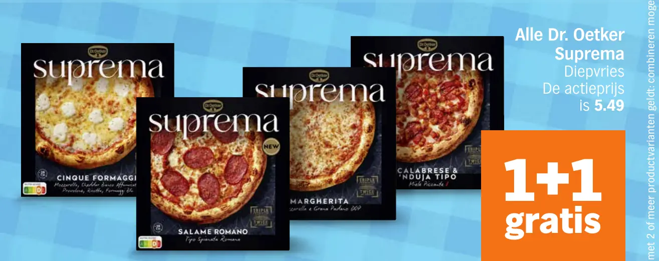 Alle Dr. Oetker Suprema