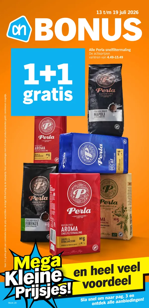 Cover van de Albert Heijn folder week 29