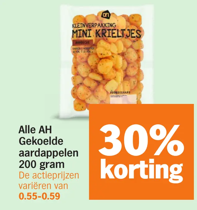 Alle AH Gekoelde aardappelen 200 gram