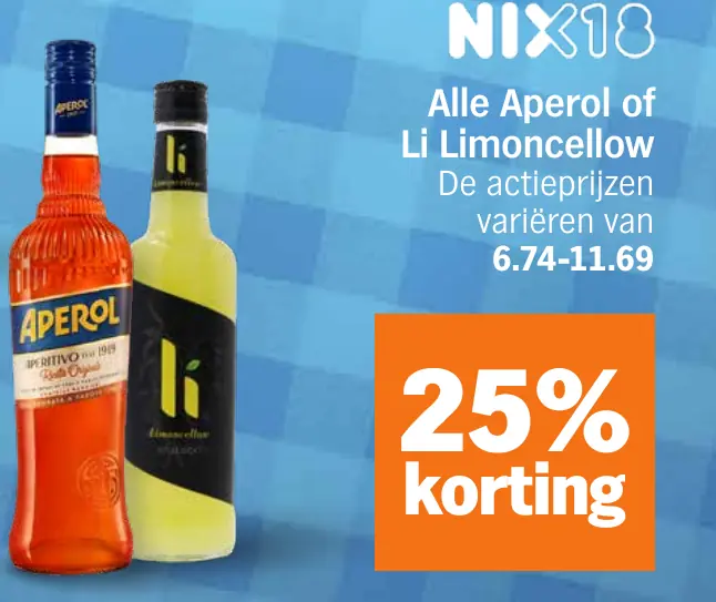 Alle Aperol of Li Limoncellow