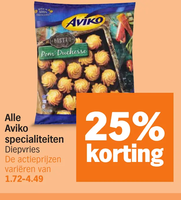 Alle Aviko specialiteiten