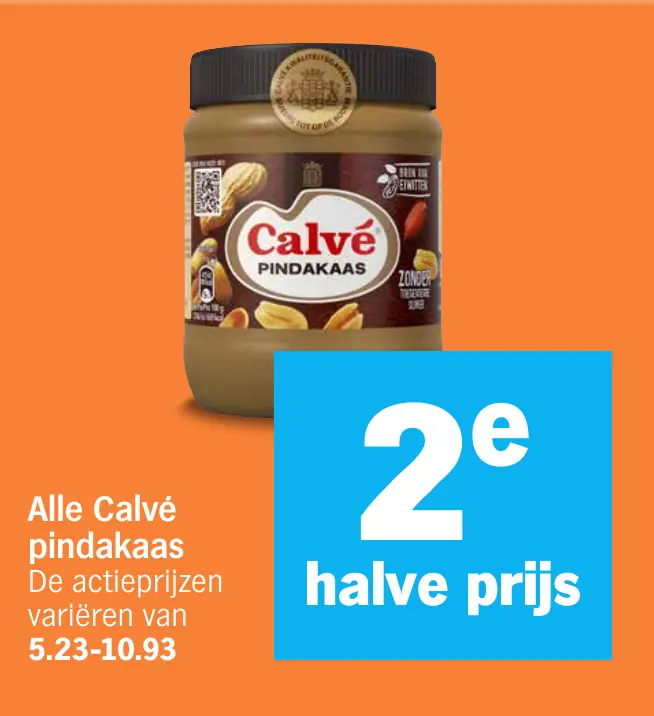 Alle Calvé pindakaas