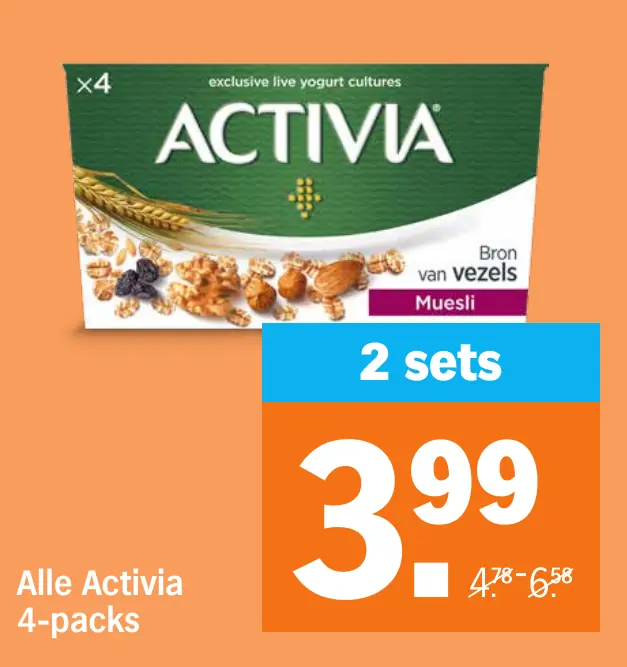 Alle Activia 4-packs