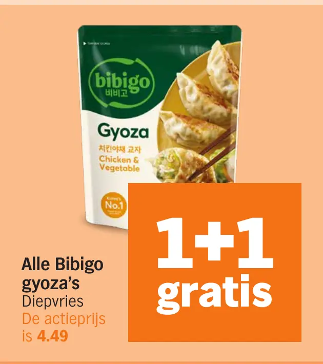 Alle Bibigo gyoza's
