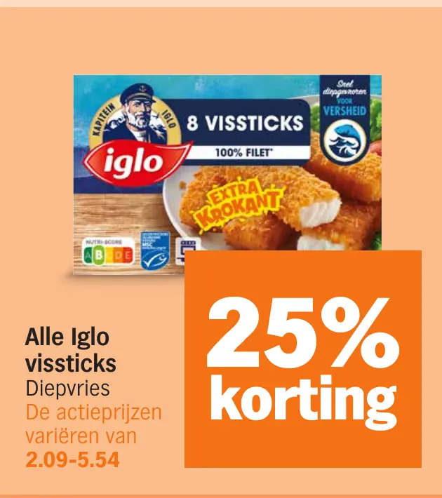 Alle Iglo vissticks