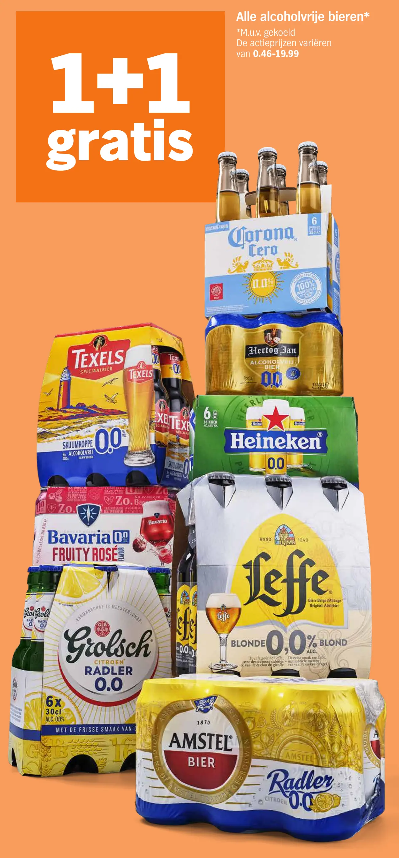 Alle alcoholvrije bieren