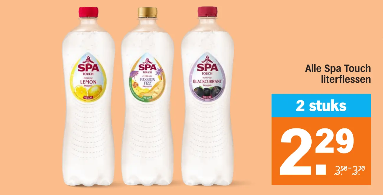 Alle Spa Touch literflessen