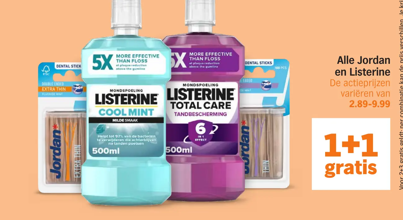 Alle Jordan en Listerine