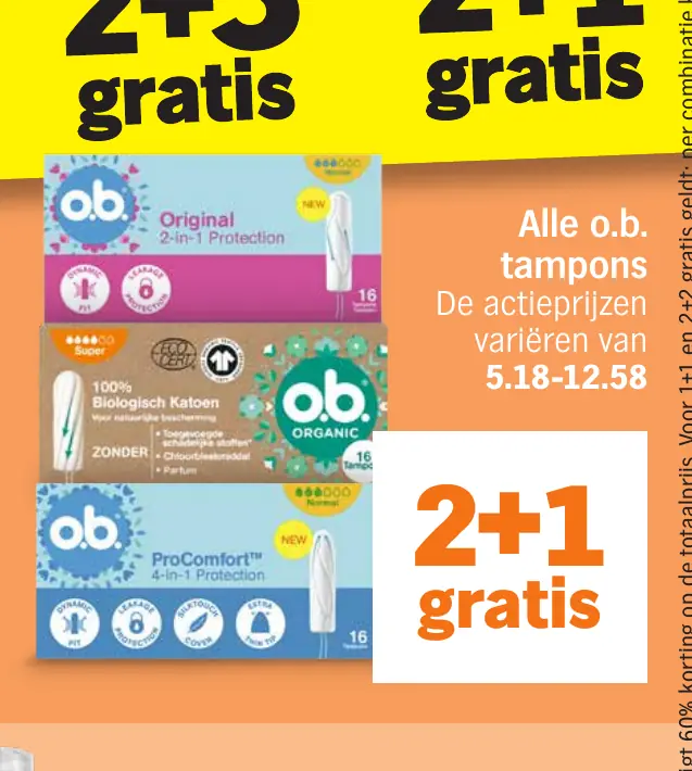 Alle o.b. tampons