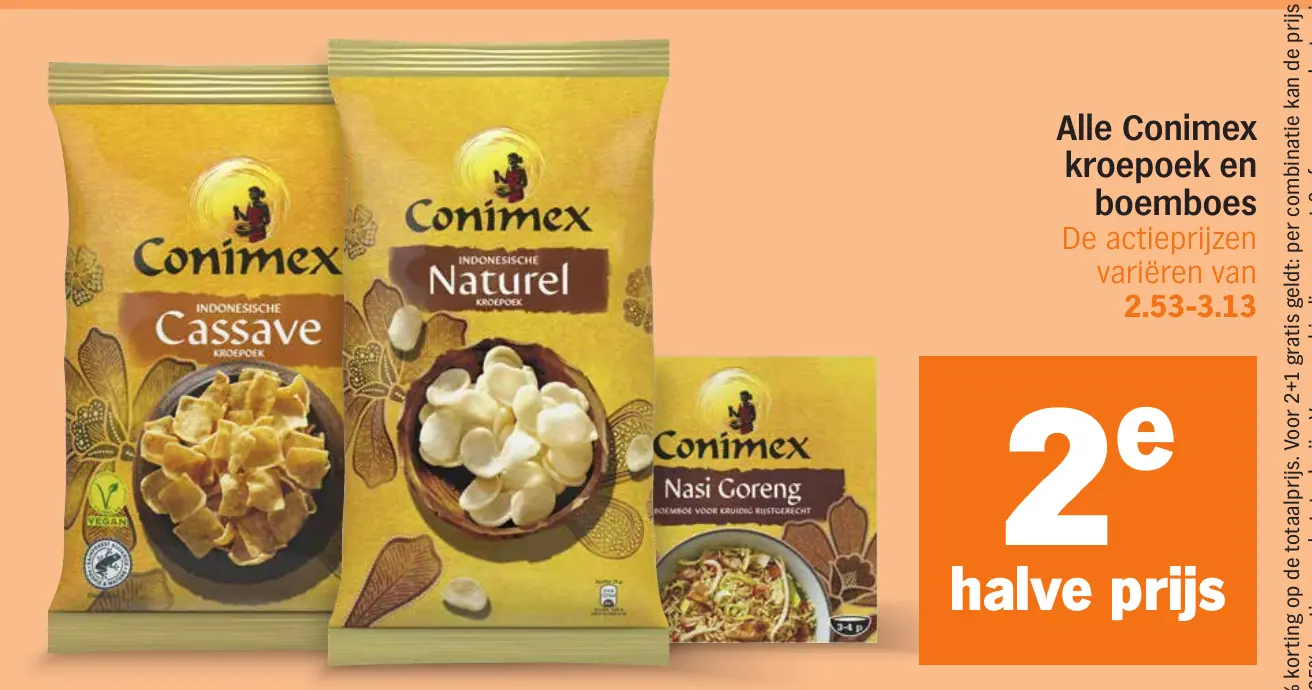 Alle Conimex kroepoek en boemboes