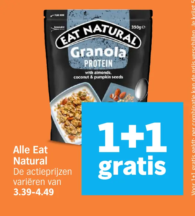 Alle Eat Natural — 1+1 gratis