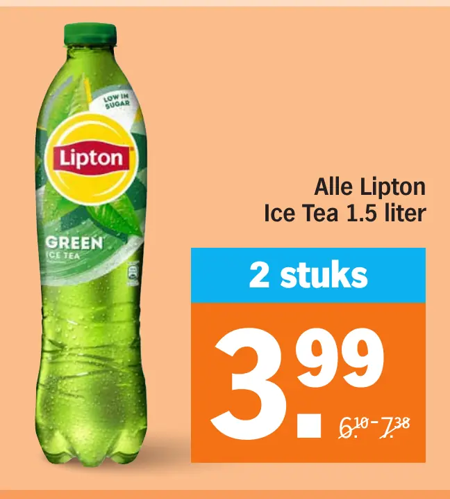 Alle Lipton Ice Tea 1.5 liter