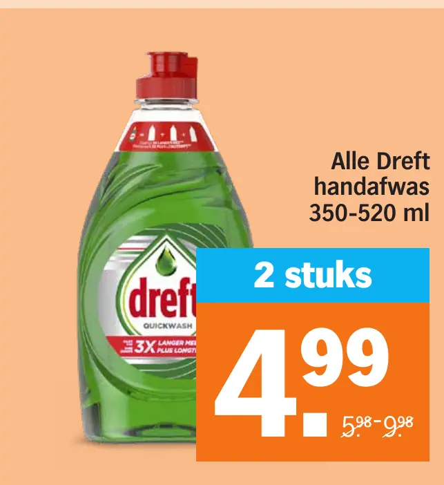 Alle Dreft handafwas 350-520 ml