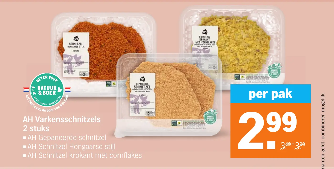 AH Varkensschnitzels 2 stuks