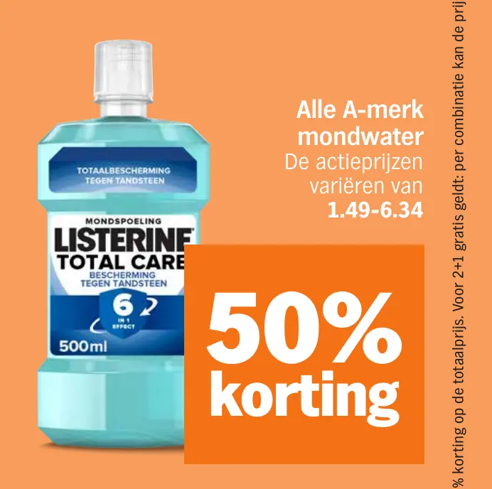 Alle A-merk mondwater