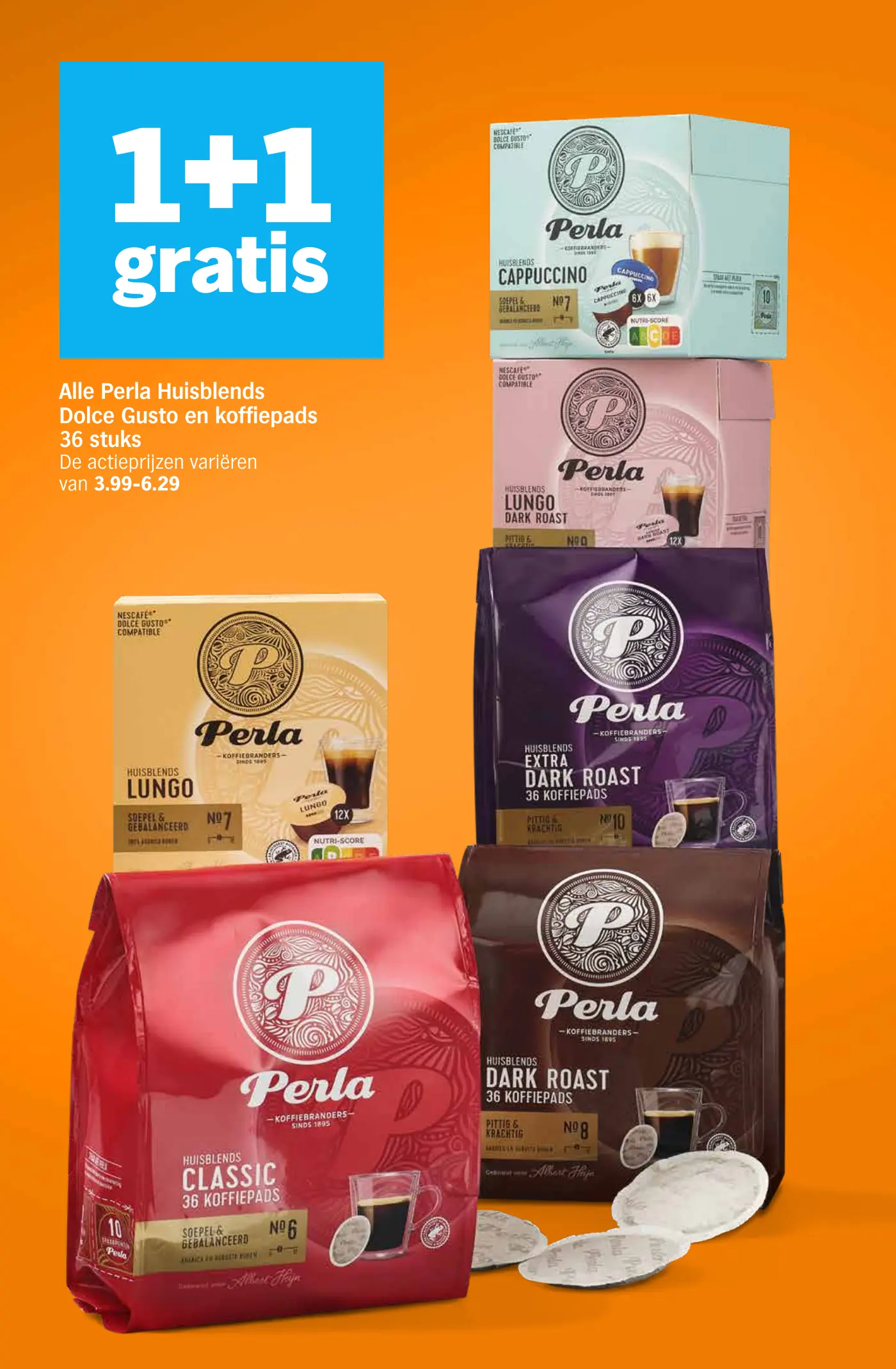 Alle Perla Huisblends Dolce Gusto en koffiepads 36 stuks