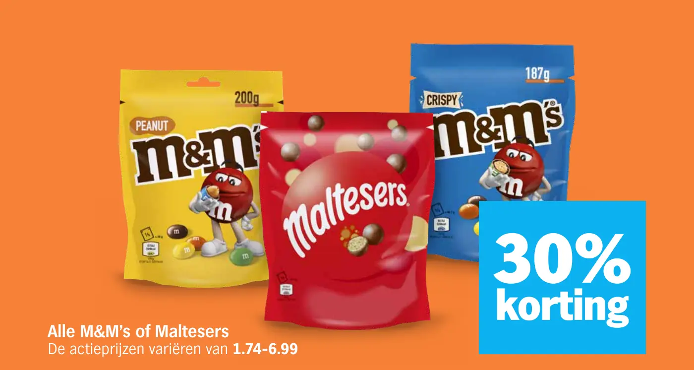 Alle M&M's of Maltesers