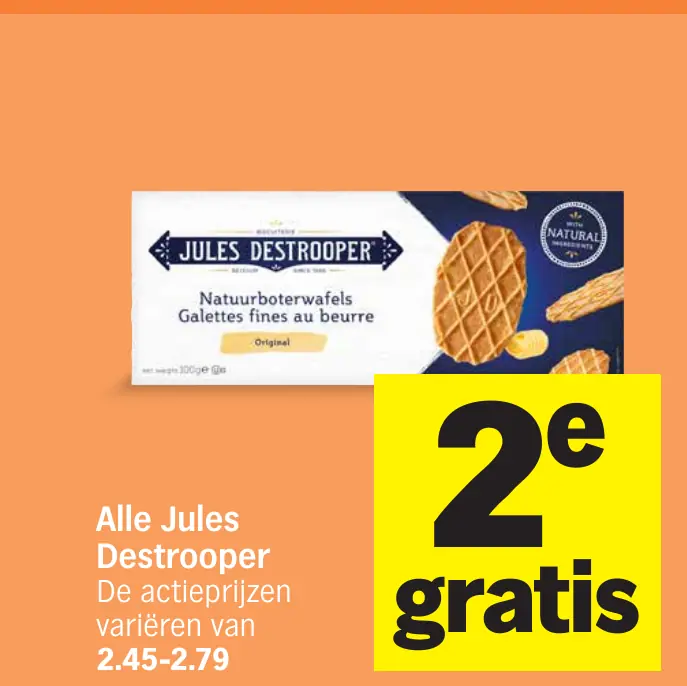 Alle Jules Destrooper — 1+1 gratis