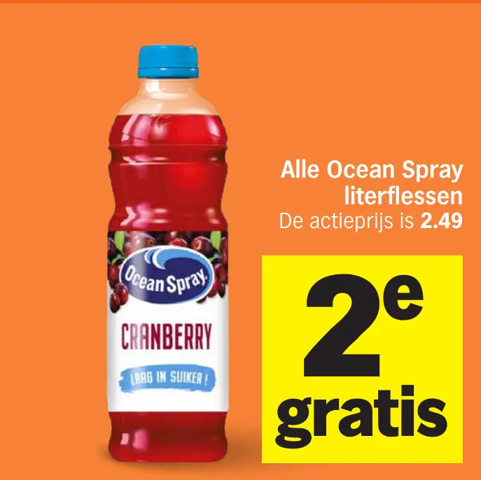 Alle Ocean Spray literflessen
