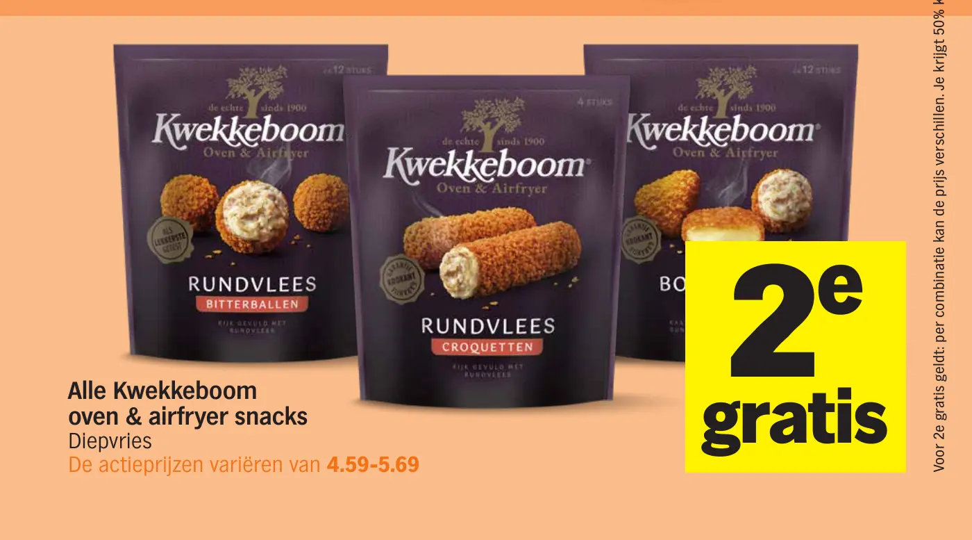 Alle Kwekkeboom oven & airfryer snacks