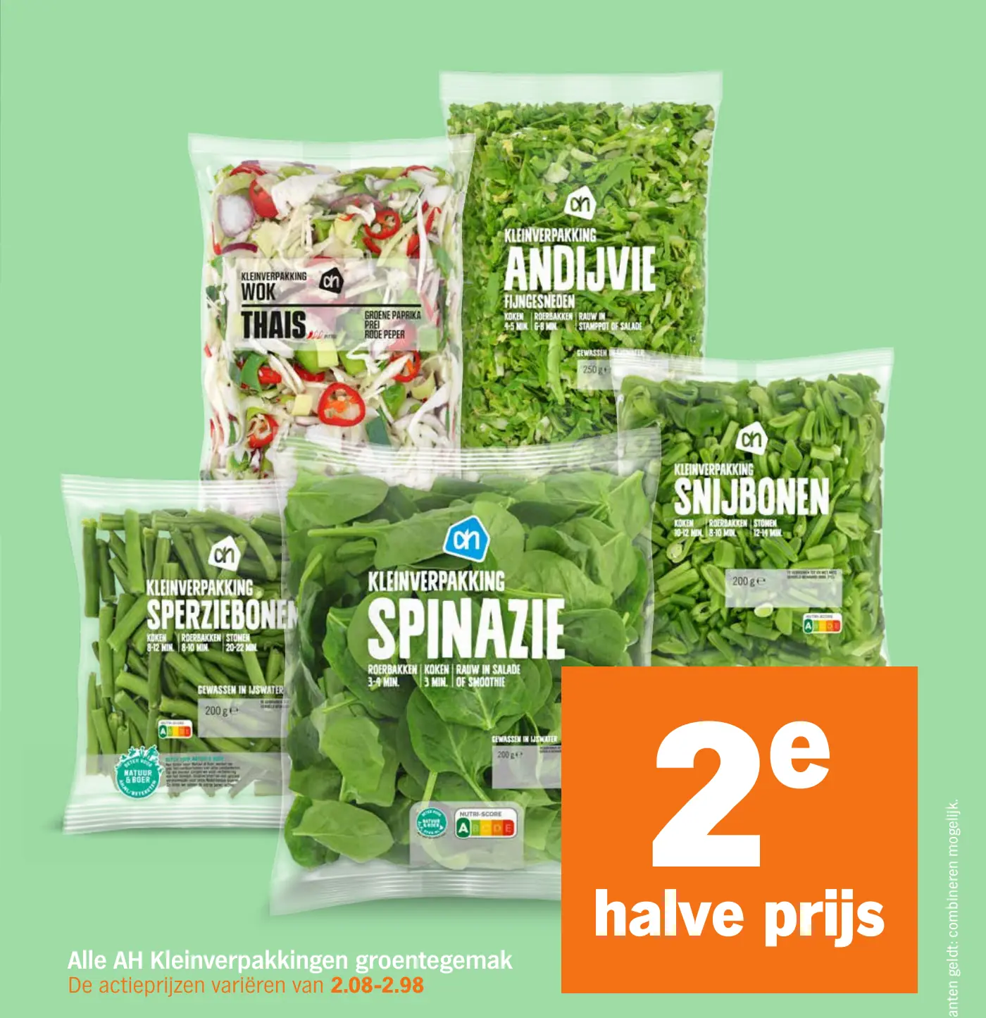 Alle AH Kleinverpakkingen groentegemak