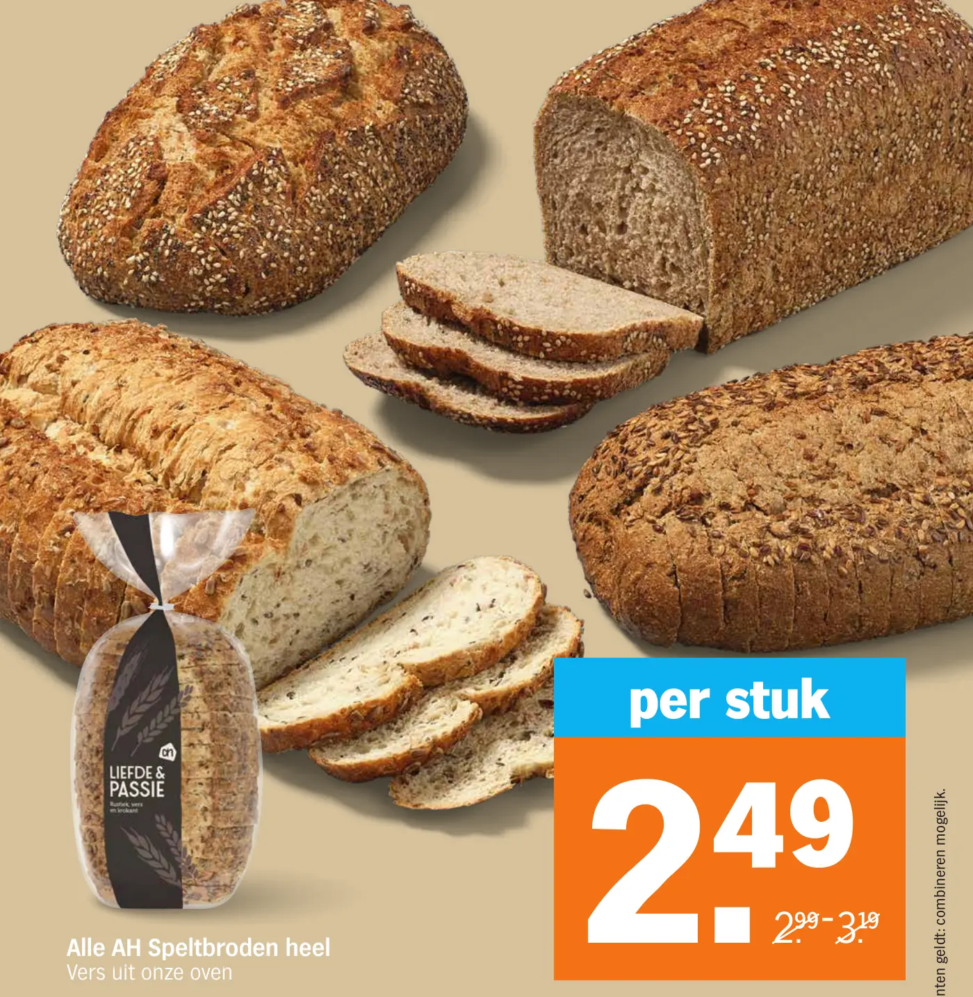 Alle AH Speltbroden heel