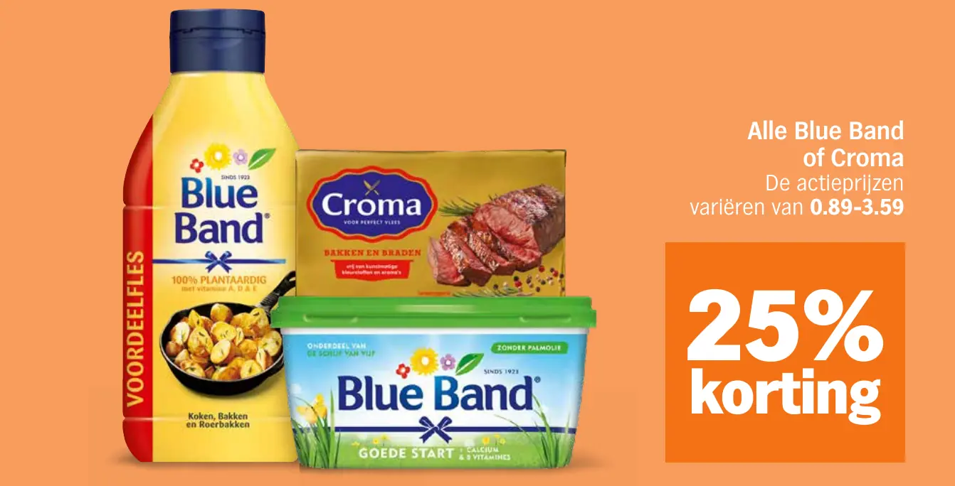 Alle Blue Band of Croma — 10% volume voordeel