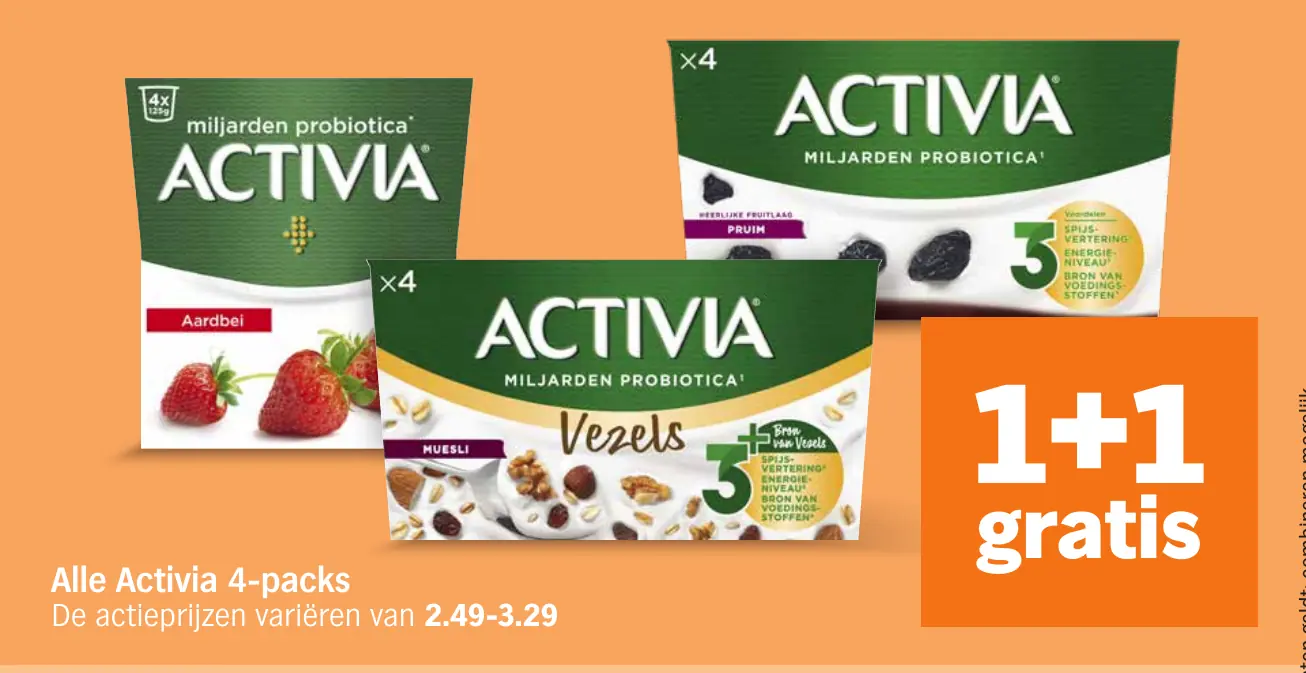 Alle Activia 4-packs