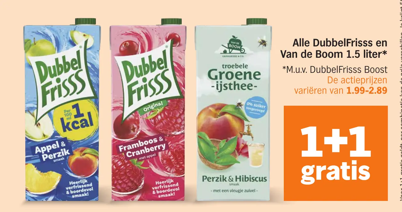 Alle DubbelFrisss en Van de Boom 1.5 liter*