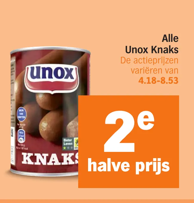 Alle Unox Knaks