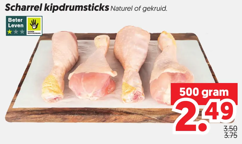 Scharrel Kipdrumsticks