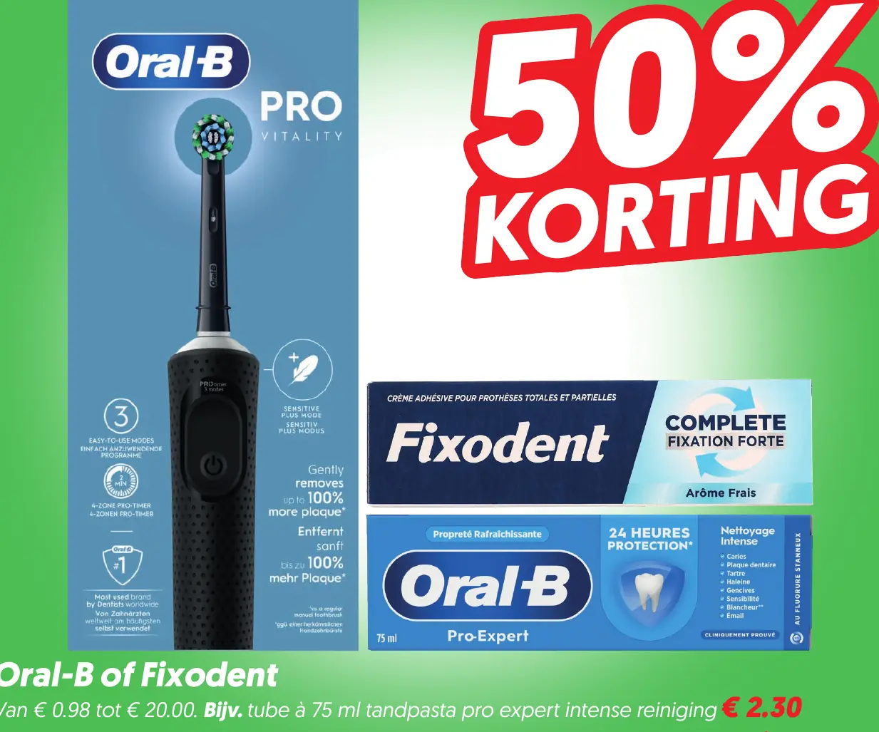 Oral-b of Fixodent