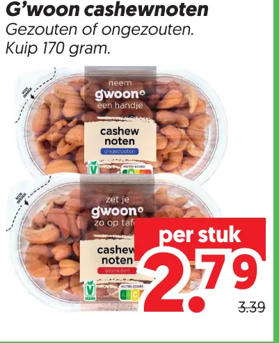 G'woon Cashewnoten