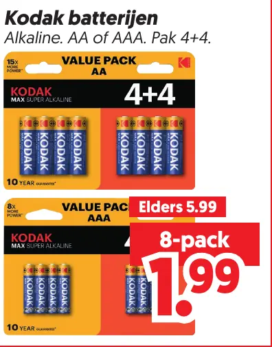 Kodak Batterijen