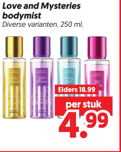 Love And Mysteries Bodymist