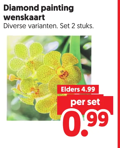 Diamond Painting Wenskaart
