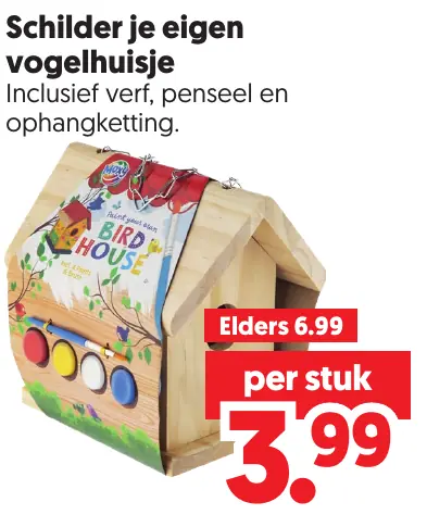 Schilder Je Eigen Vogelhuisje
