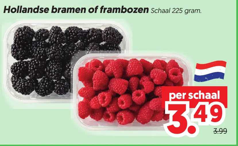 Hollandse Bramen of Frambozen