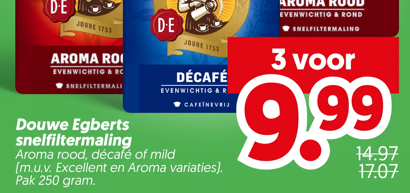 Douwe egberts snelfiltermaling